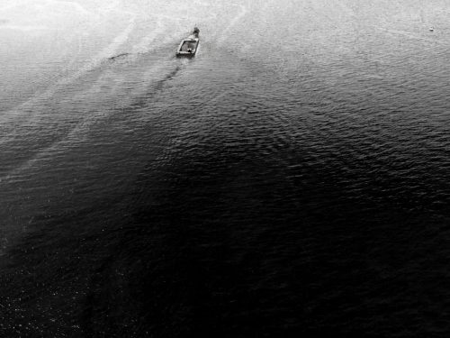 Barge from above