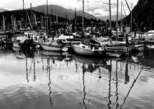Yacht Marina Reflections