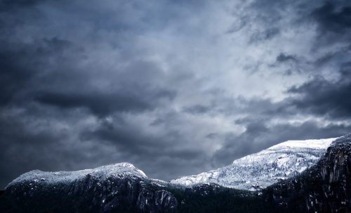 Snowy Mountainscape