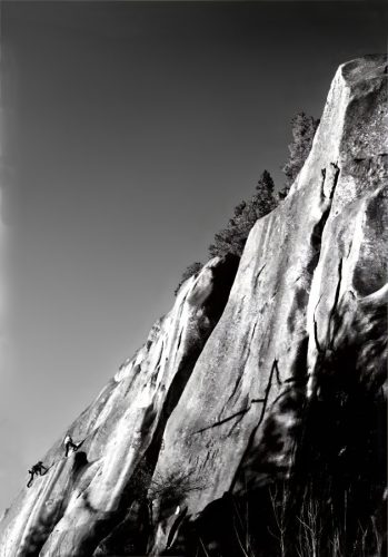 The Cliff in B&W