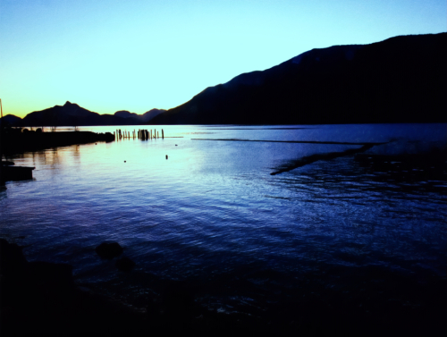 Blue sunset