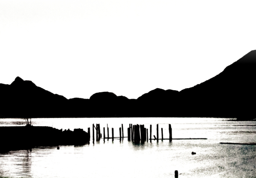 BW Sunset