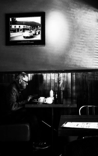 Old Man at Lunch