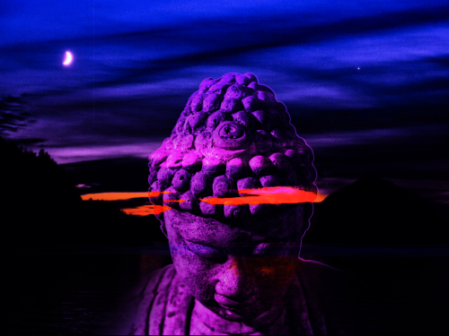 Buddha at Sunset