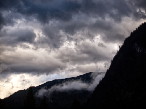 Valley Clouds in Color